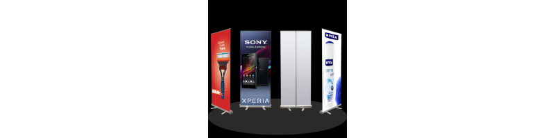 Roll Up Banner  80 x 200 cm Full Color Printed Cyprus Printing Center