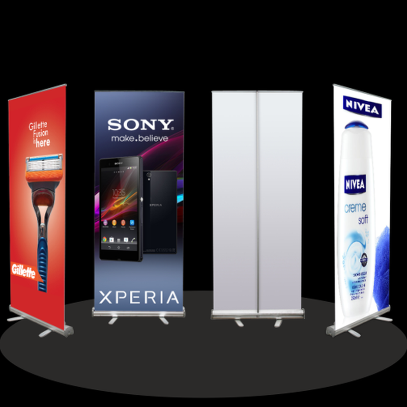 Roll Up Banner  80 x 200 cm Full Color Printed Cyprus Printing Center