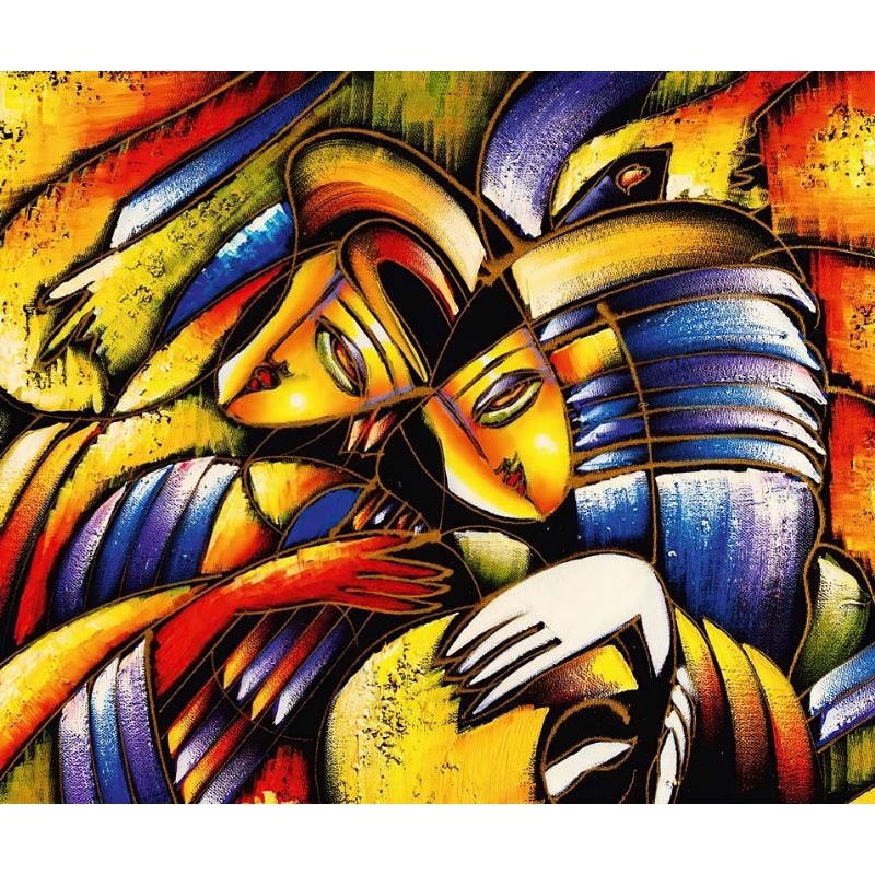 Abstract Women Color Painting Abstract Women Color Painting