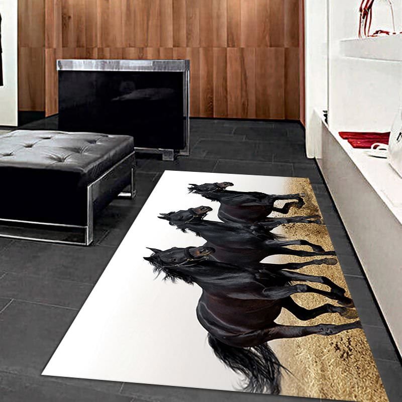 Horse Design Digital Printed Carpet Horse Design Digital Printed Carpet