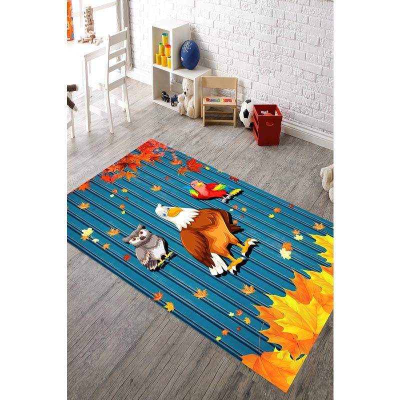 Cartoon Animals Digital Printed Carpet