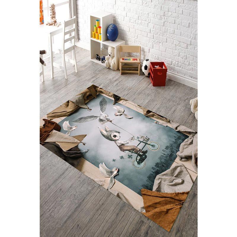 Cold Drawing Fabric Frame Digital Printed Carpet