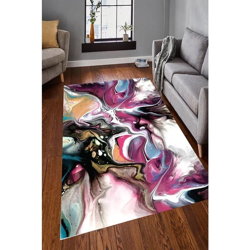 Decorative Painting Patterned Digital Printed Carpet Decorative Painting Patterned Digital Printed Carpet