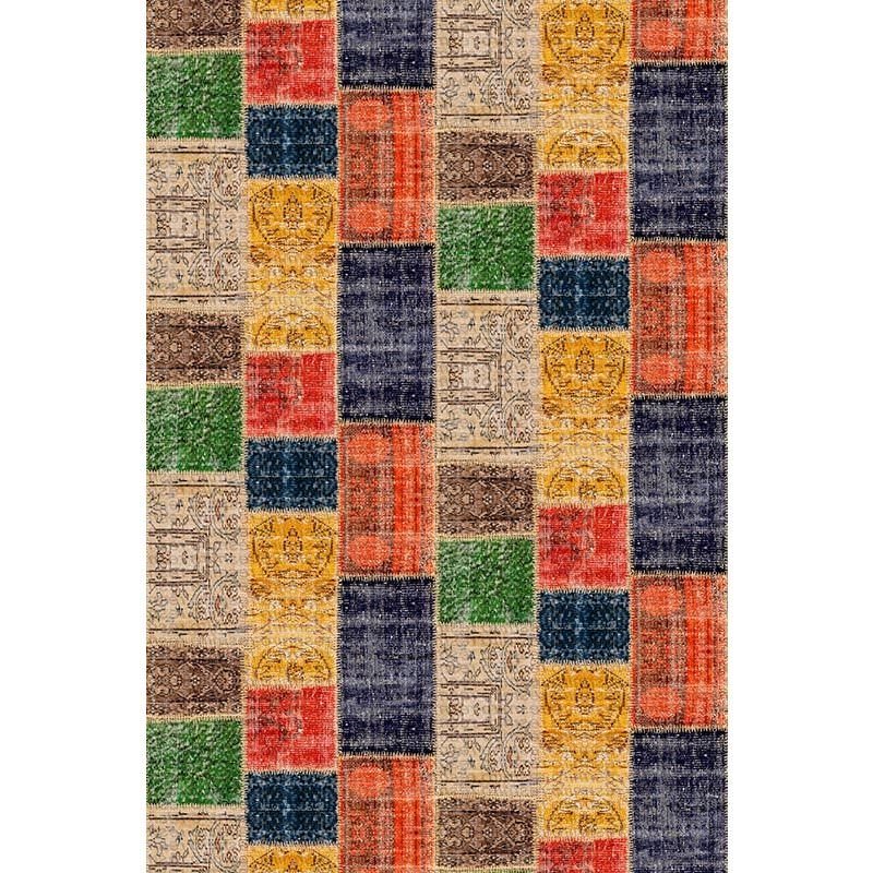 Etching Antique Design Digital Printed Carpet