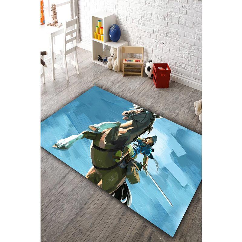 Young Knight Digital Printed Carpet