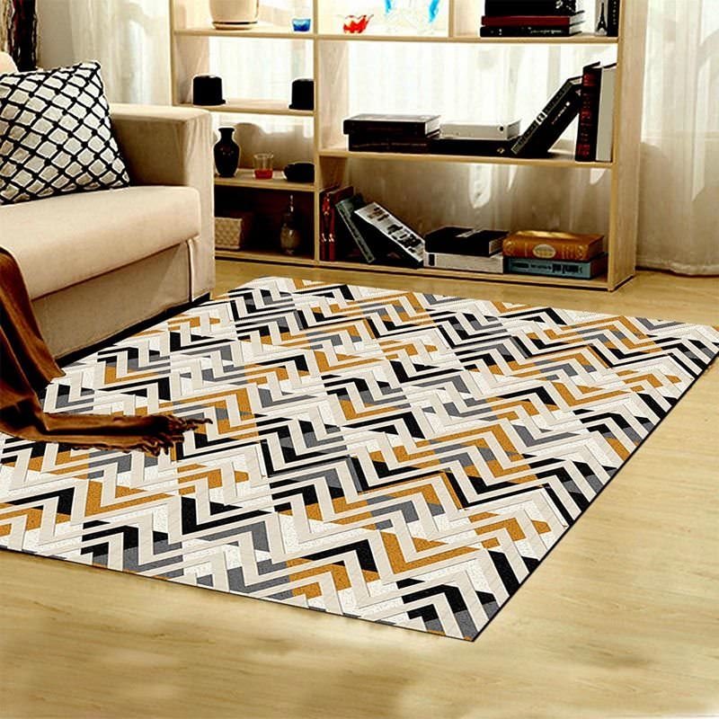 Geometric Pattern Digital Printed Carpet
