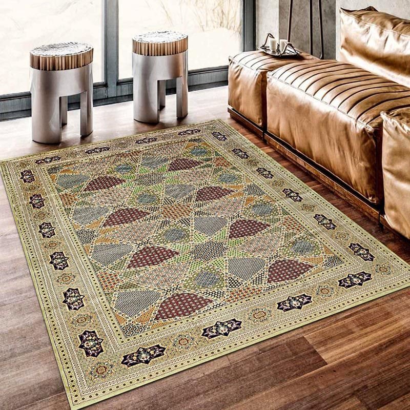 Straw Patterned Digital Printed Carpet