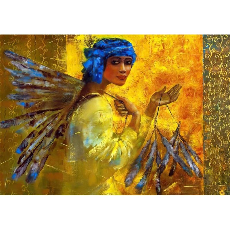 Indian Woman Painting Indian Woman Painting