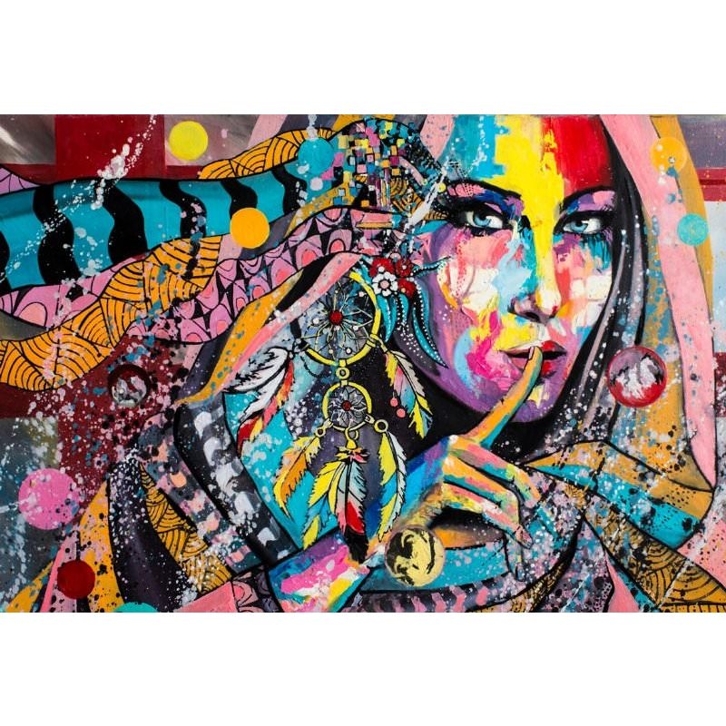 Indian Woman Painting