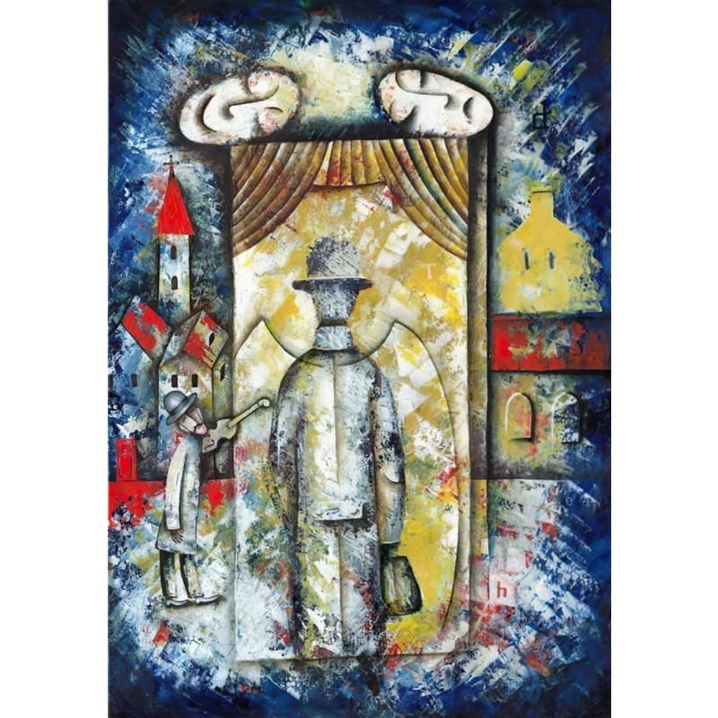 Hayat Theater Stage Painting