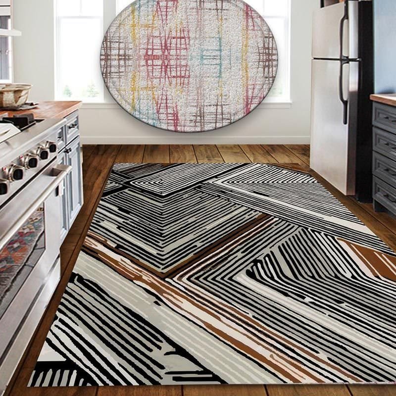 Marble Patterned Digital Printed Carpet