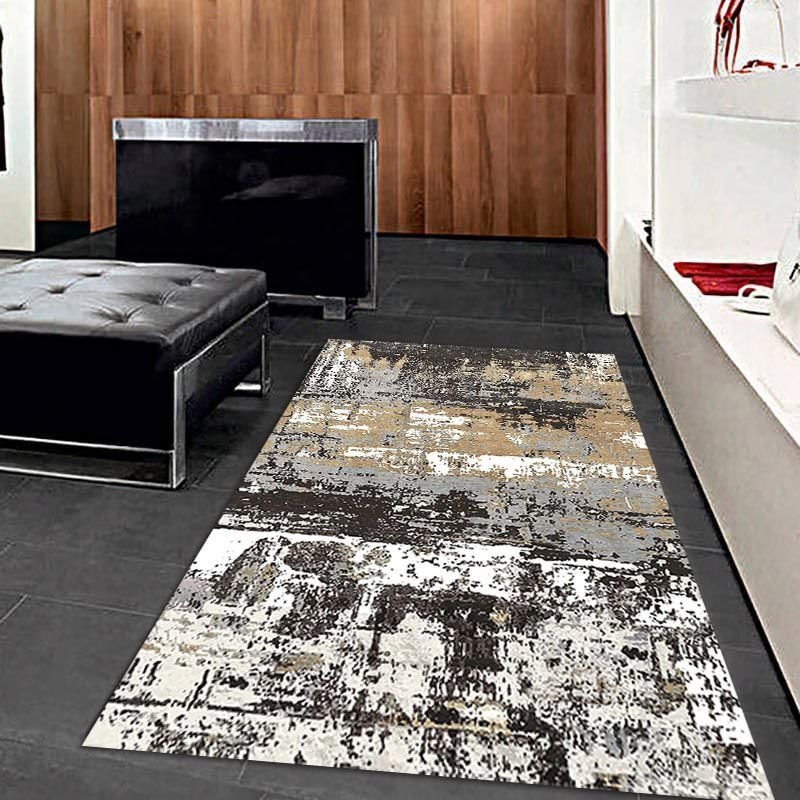 Modern Etching Patterned Digital Printed Carpet Modern Etching Patterned Digital Printed Carpet