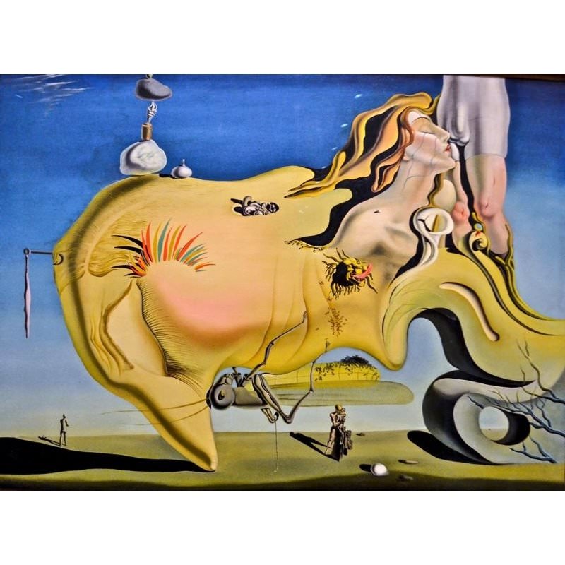 Salvador Dali - Masturbator Painting