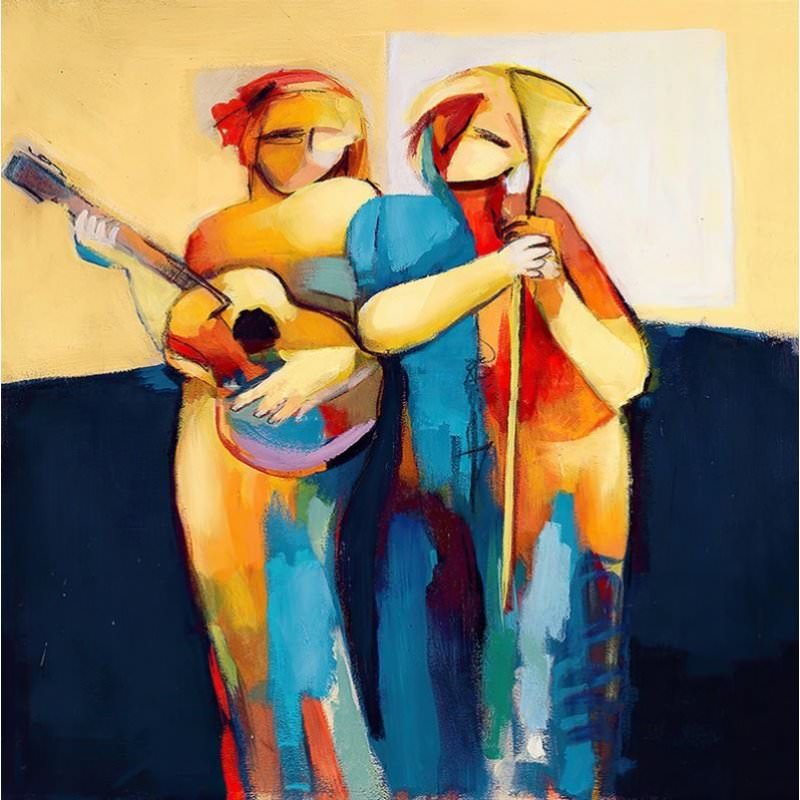 Living with Music is Different Painting Living with Music is Different Painting