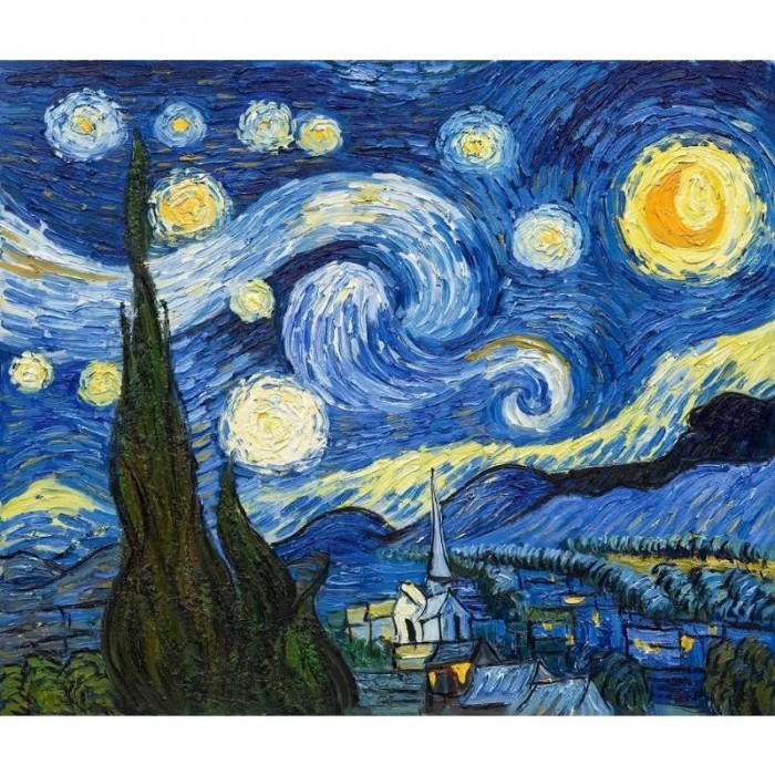 Vincent Van Gogh - Starry Night Painting